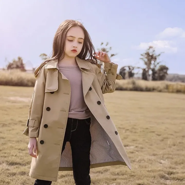4-13%20Years%20Teen%20Girls%20Long%20Trench%20Coats%20New%20Fashion%20England%20Style%20Windbreaker%20Jacket%20For%20Girls%20Spring%20Autumn%20Children's%20Clothing%20-%20Image%205