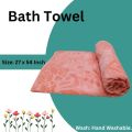 Bath Towel Easy Hand Washable - Premium Quality Cotton Fabric..