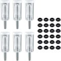(New)JDXHLAU Airlock for Fermenting,Fermentation Airlock with ilicone Grommet, for Preervation,Brewing,, , auerkraut.
