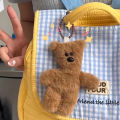 Mr. Bean Teddy Bear Doll Handmade DIY Self-made Material Pack Bear Pendant that can record squeaky squeaks. 