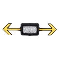 Bicycle Helmet Light Taillight Rechargeable Turn Signals Light Wireless Remote Mountain Road Bikes Scooter Replacement Parts Accessories Blue. 