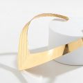 Exaggerated African Triangle Metal Wire Chunky Open Torques Choker Necklace Women Punk Adjustable Chain Grunge Jewelry Steampunk. 