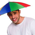 Umbrella Cap Hands Free Adjustable Elastic fits all ages men women. 