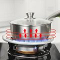 1pcs Home Gas Stove Fire Wind Proof Energy Saver Cover Wind Shield Bracket Disk Fire Reflection Windproof Stand Kitchen Cooker Covercs. 