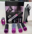 5in1 Hair Styler Detachable Blow Dryer Brush with Negative Ion Technology Suitable for Straightening Manual Curling, Blow Drying and Other Styles. 