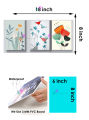 3-Piece Set Modern Abstract Floral & Animal Wall Art Set, Waterproof PVC Board, Easy Install Home Decor.