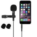 3.5mm Jack Microphone Tie Clip-on Lapel Mikrofon Microfono Mic for Mobile Phone. 