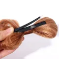 Synthetic Hair Bow Buns Hair Clip Bun Hairstyle Bow Hair Accessories for Women Brown Black Chignon Hairpins Wig Hair Bun. 