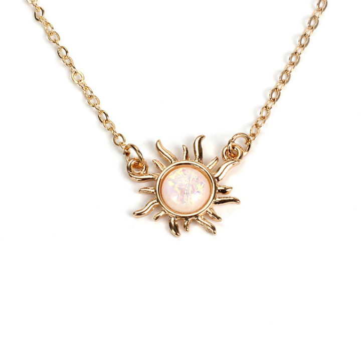 Tangled%20Sun%20Necklace%20with%20Opal%20Dainty%20Celestial%20Sunburst%20Jewelry%20for%20Women%20Sunshine%20Sun%20Charm%20Available%20in%20Silverstone/goldtone%20-%20Image%202