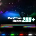 Car Flexible Underglow Strip Light LED Underbody Remote APPl Control RGB Neon Lights Atmosphere Lamp for Auto Decoration. 