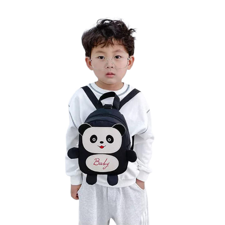 Nylon Animal Children Backpacks Kids Preschool School Bags Cartoon Panda Book Bags for Baby Girl Boy Anti Lost Backpack for Kids - school bag