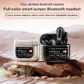 Wireless Earphones ANC Touch Screen TWS Noise Cancelling Earbuds BLUETOOTH 5.3 APP Small Sports Waterproof Earphones.