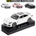 Porsche Panamera Diecast Alloy Car 1:32 Supercar Vehicles 6 open Metal Car Model Car Sound Light Toys For Gift.