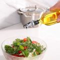1 pcs Oil Bottle Cap Dispenser Nozzle Stopper Pourer Leak-Proof Oil Bottle Suitable for bottles with a inner diameter of 14-18mm (Black and Silver). 
