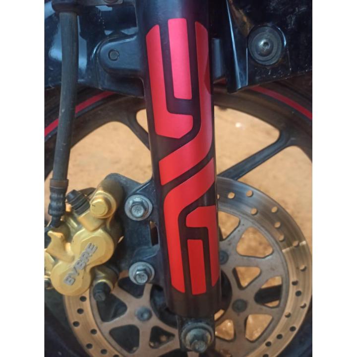 Red Suspension Sticker for Bike