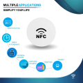 NFC Tags, NFC Cards,215 NFC Tag Rewritable 215 NFC Coin Cards Compatible ,NFC Enabled Mobile Phones and Devices.