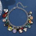 Anime ONE PIECE Charms Bracelets Cartoon Figure Monkey D. Luffy Fashion Pendant Hand Chains for Men Women Jewelry Gifts. 