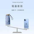 Flat 60 fold sun for women, both sunny rainy, small and portable umbrella, ultra light pocket mini sunshade umbrella. 