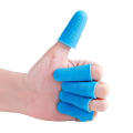 5Pcs/set  Silicone Finger Protectors Covers Caps Cots Grips for Scrapbooking Sewing DIY Crafts Ironing Embroidery Needlework Sewing Thimble Paper Counting Document Sorting etc.. 