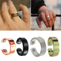 Healthy Pure Copper Lasting Therapeutic Magnetic Ring Copper Magnet Rings Opening Adjustable Ring.