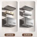 Toilet Toilet Paper Box Punch-Free Waterproof Wall-Mounted Toilet Roll Stand Tissue Paper Extraction Box Toilet Paper Rack. 