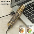 365nm UV Blacklight Rechargeable UV Flashlight Ultraviolet Torch Dog Urine Pet Stain Bed Bug Scorpion fluorescent Detection Lamp.