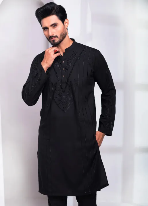 Raj%20Fashion%20Cotton%20With%20Resham%20Embroidery%20Kurta%20Pajama%20%7C%20KRT-117bl%20-%20Image%205