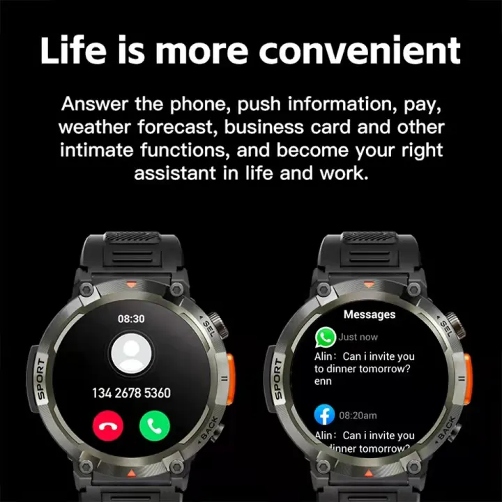 New%20Outdoor%20Sport%20Smart%20Watch%20Flashlight%201.45%20AMOLED%20Screen%20Bluetooth%20Call%20For%20Men%20Fitness%20Tracker%20SmartWatch%20Android%20IPhone%20IOS%20-%20Image%203