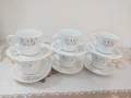 12 pcs Clasic Ceramic Tea Cup Set And Saucers Ceramic Tea And Coffee Set For Gift And Home Decoration..