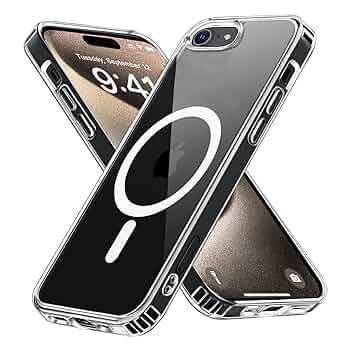 For apple iPhone 7/ iPhone 8 /SE 2/Se 3 Clear Barlia Case Simple Shockproof Phone Case Crystal Clear Magsafe Hard Tpu Four Corner Anti Fall Skin Friendly Shell Soft For apple iPhone 7/8/SE 2/Se 3 Turbo Phone Cases Back Cover Pani Cover