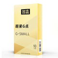 G Small Condom Super Dotted Golden Condoms - 10Pcs. 