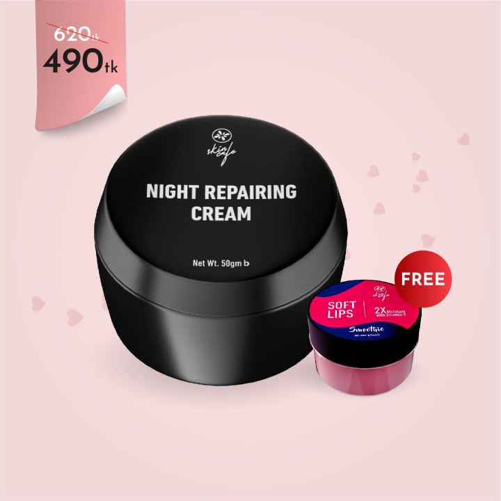 Skin Cafe Night Cream & Skin Cafe Smoothie Lip Blam (Combo Pack)