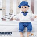 Bebe Reborn Doll 14 Inch 35CM Boy Baby Doll With Fashion Clothes Soft Skin Cotton Body Lifelike Realistic Baby Children Gift.