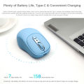 Lenovo Xiaoxin PLUS Bluetooth Mouse Mute Button Light Sound Portable Ergonomic Design Office Game Universal Charging Mouse. 