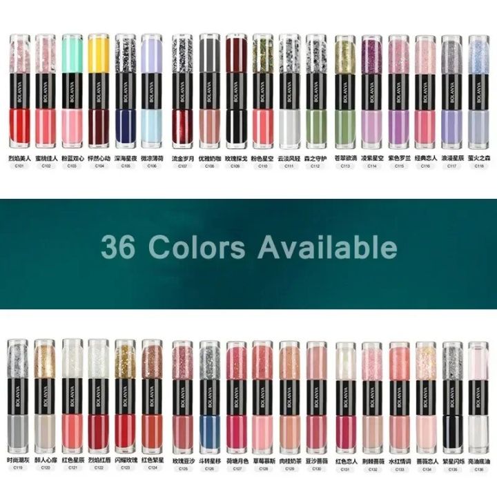 BOLANYA%202-in-1%20Nail%20Pollish%20Long%20Lasting%20Tearable%20Quick%20Dry%20No%20Bake%20Semi-permanent%20Varnish%20DIY%20Fashion%20Manicure%20Nail%20Art%2012ml%20-%20Image%205