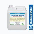 Lab Grade Distilled Water 5 Liter Can. 