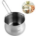 Non-Stick Pan Milk Pot Butter Chocolate Melted Heating Pot Warmer Pan Small Saucepan Cheese Pot With Pour Spouts.