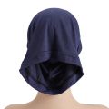 Classic Practical Muslim Hijab Inners Stretchable Jersey Cotton Tube Cap Shawl Bottom Women Headscarf Bonnet 25Colors One Size. 
