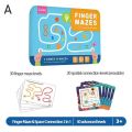 【Hey my home】Brain Science Game Maze & Space Connection Children's Card Games Development Brain magnetics Board.