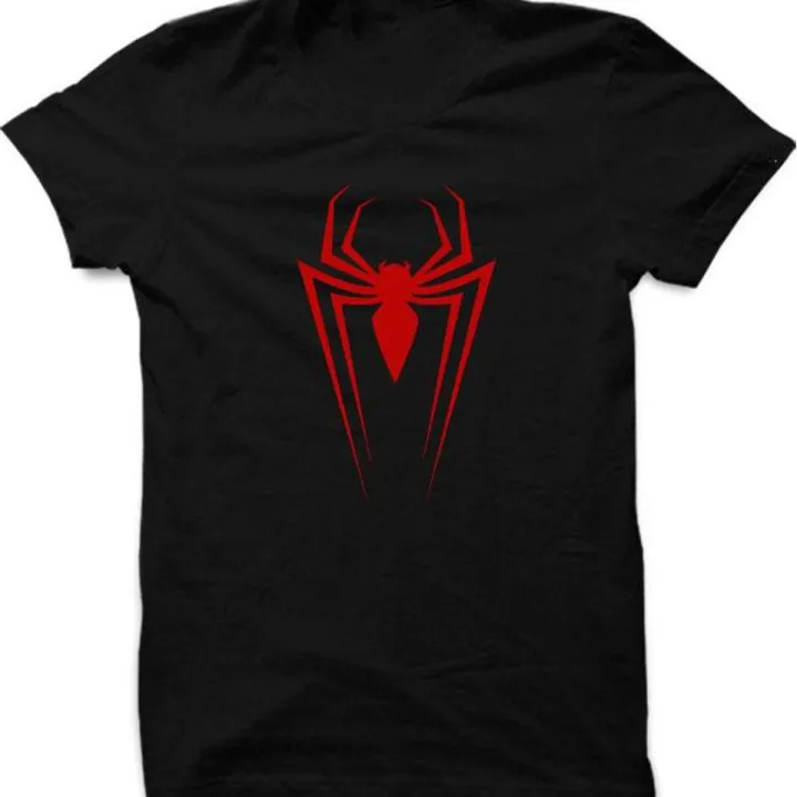 Spider-Man Logo Printed Regular Fit Round Neck T-shirt for Men - T-Shirt For Men - T Shirt For Man - T Shirt For Man - T Shirt - T Sirt