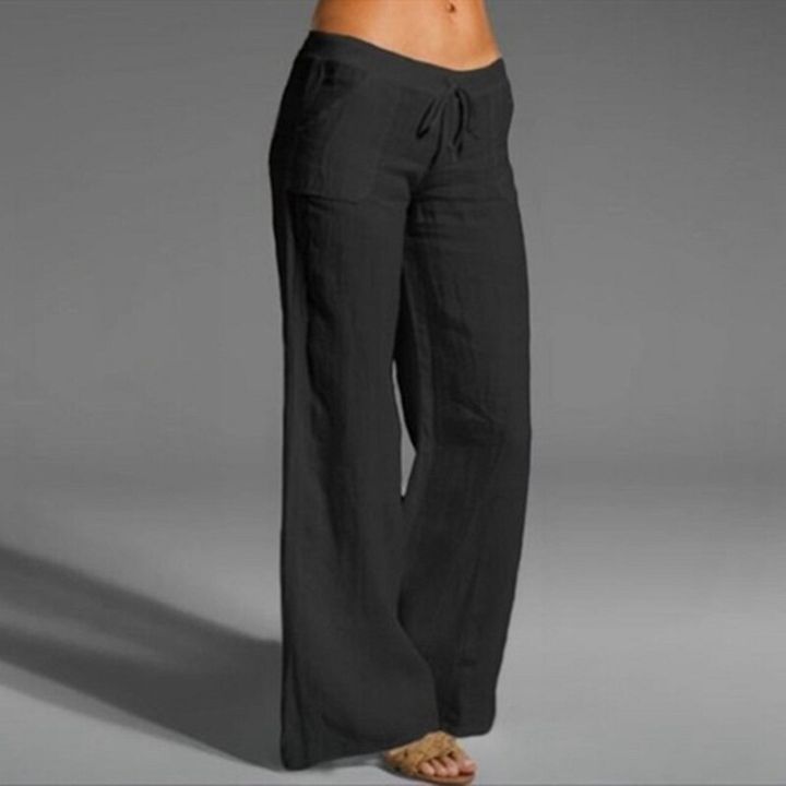 Fashion%20Pants%20Women%20Cotton%20Linen%20Pants%20Wide%20Leg%20Pantalon%20High%20Waist%20Drawstring%20Loose%20Pants%20Large%20Size%205XL%20Casual%20Female%20Trousers%20-%20Image%207