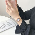 【Nice Day Toy Findings Store】（NEW）Yesurprise Women Square Dial Wrist Watch Steel Band Fashion Quartz. 