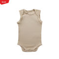 Infant and Toddler Baby Sleeveless Cotton Romper Bodysuit From Levin.