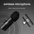 K8 Wireless Microphone Professional Lapel Lavalier Microphone Remove Noise For Typ c Microphone. 