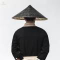 Bamboo Braided Hat Handmade Wide Brim Conical Hat Sunhat Art Crafts Rice Hat. 