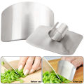 Stainless steel vegetable cutter hand guard Household finger Guard.