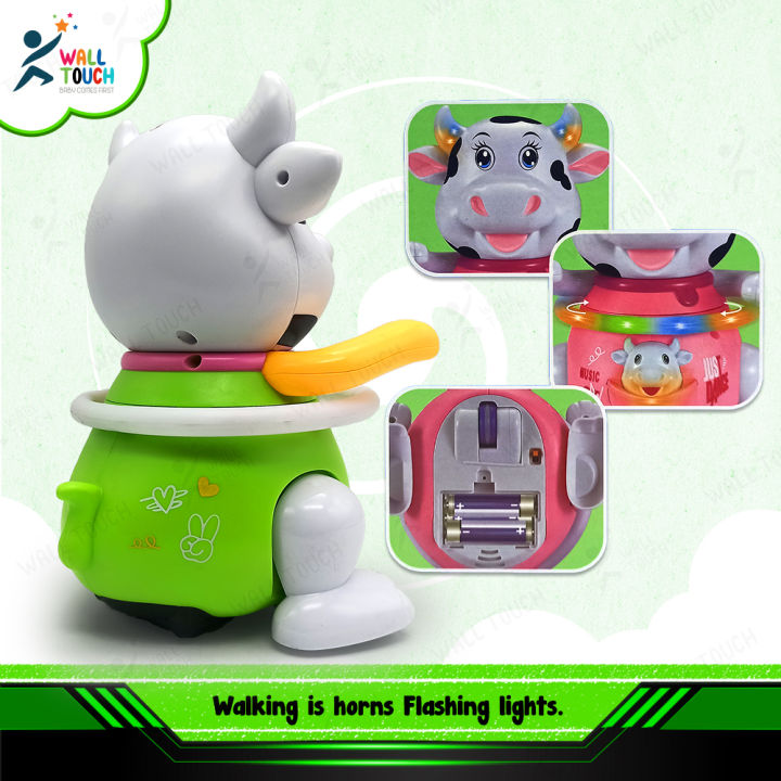 Battery%20operated%20Dancing%20Cute%20Cow%20Toy%20Swing%20hands%20&%20feet,%20Flashing%20light%20in%20horns%20%20&%20Music%20-%20Image%203