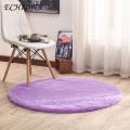 Colorful Nursery Rug 100cm Super Soft Fluffy Round Area Rug Anti-slip Plush Carpet for Bedroom Nursery Kids Room Rug. 