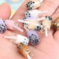 Boxi Resin Boba Slime Kit Bubble Tea Charms Additives Supplies DIY Accessories Filler Decorations For Fluffy Cloud Slime Toy. 