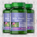 Puritan's Pride Milk Thistle Extract – 1000 mg – 180 Rapid Release Softgels – with Silymarin – for Liver Health & Detoxification. 